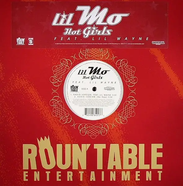 LIL' MO FEAT. LIL WAYNE - Hot Girls - Disque Maxi 45T