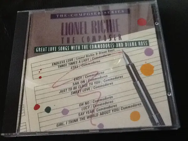 LIONEL RICHIE , COMMODORES , DIANA ROSS - Lionel Richie The Composer - Great Love Songs With The Commodores And Diana Ross - Disque CD