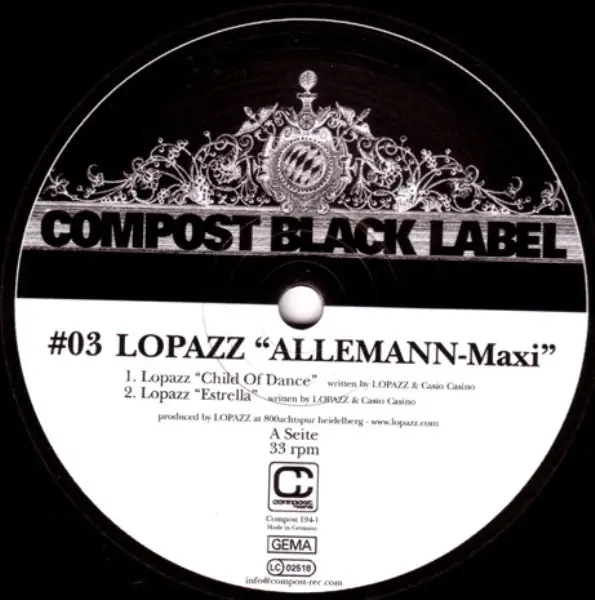 LOPAZZ - Allemann-Maxi - Disque Maxi x 1