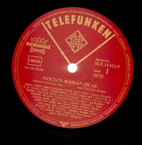 LOS AMIGOS - NOCHES ROMANTICAS (RAR) - Disque Maxi x 1