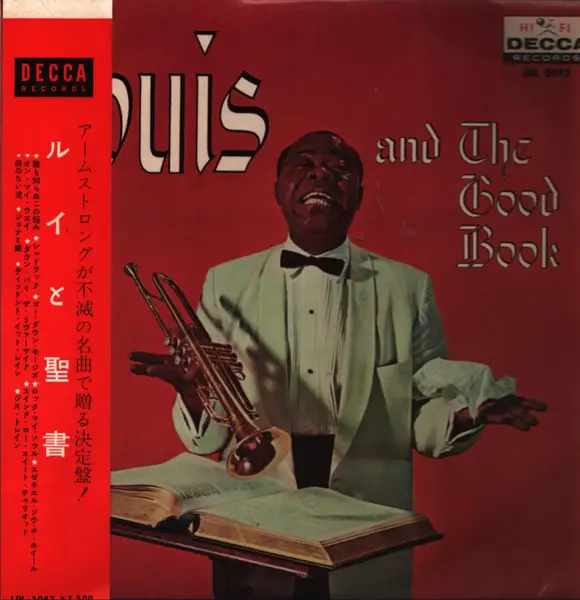LOUIS ARMSTRONG WITH THE SY OLIVER CHOIR AND THE LOUIS ARMSTRONG AND HIS ALL-STARS - Louis And The Good Book (MONO / + SINGLE-SIDED OBI STRIP) - Disque 33T