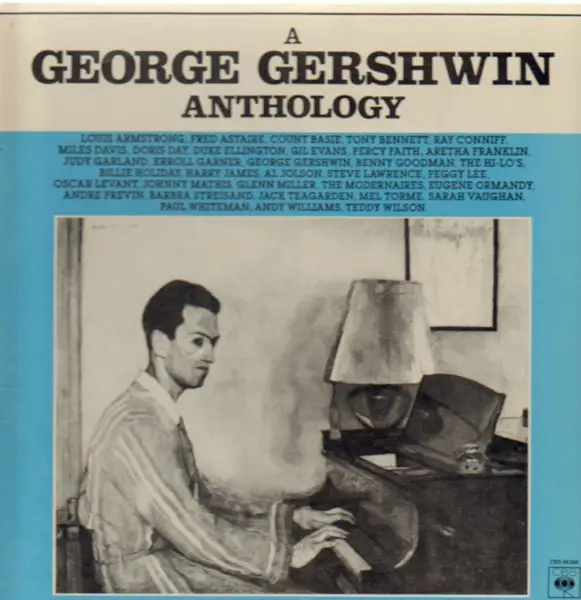 LOUIS ARMSTRONG, PEGGY LEE, ARETHA FRANKLIN - A George Gershwin Anthology (HARDCOVER BOX + BOOKLET) - LP x 3