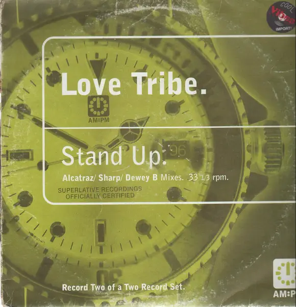 LOVE TRIBE - Stand Up (Alcatraz / Sharp / Dewey B Mixes) - 12 inch x 1