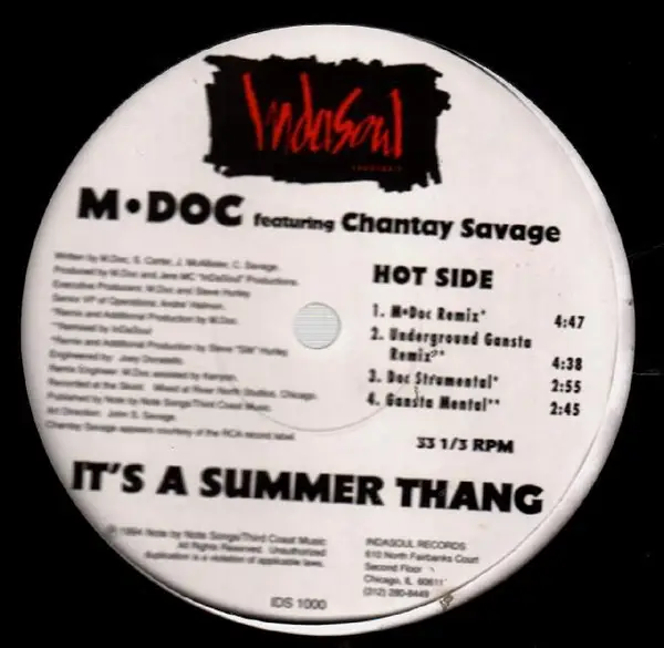 M. DOC - It's A Summer Thang - Disque Maxi x 1