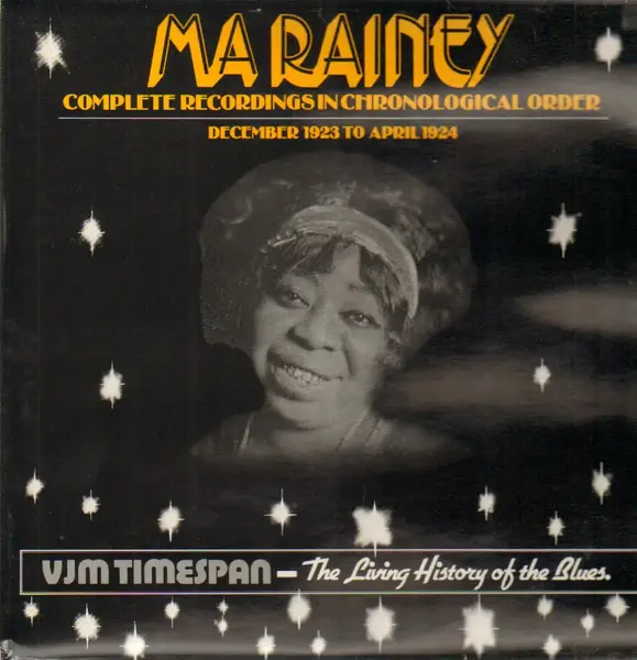 MA RAINEY - 1923-1924 - Complete Recordings In Chronological Order - Disque 33T