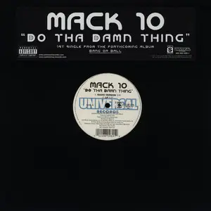 MACK 10 - Do Tha Damn Thing - Disque Maxi 45T