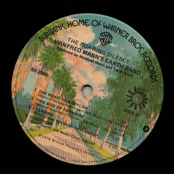 MANFRED MANN'S EARTH BAND - The Roaring Silence - Disque 33T