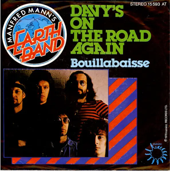 MANFRED MANN'S EARTH BAND - Davy's On The Road Again - Disque 45T x 1