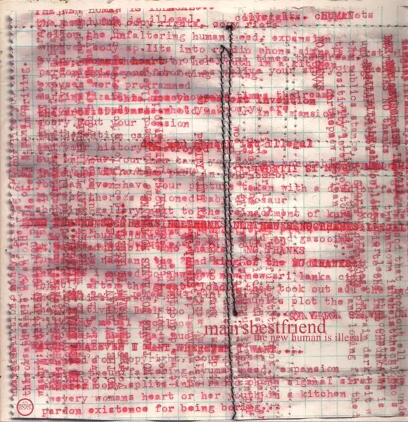 MANSBESTFRIEND - The New Human Is Illegal - Disque 33T x 2