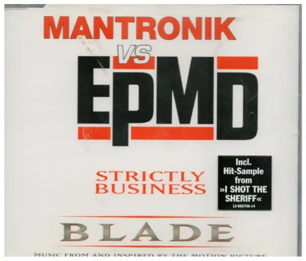 MANTRONIK VS EPMD - Strictly Business - Disque CD single