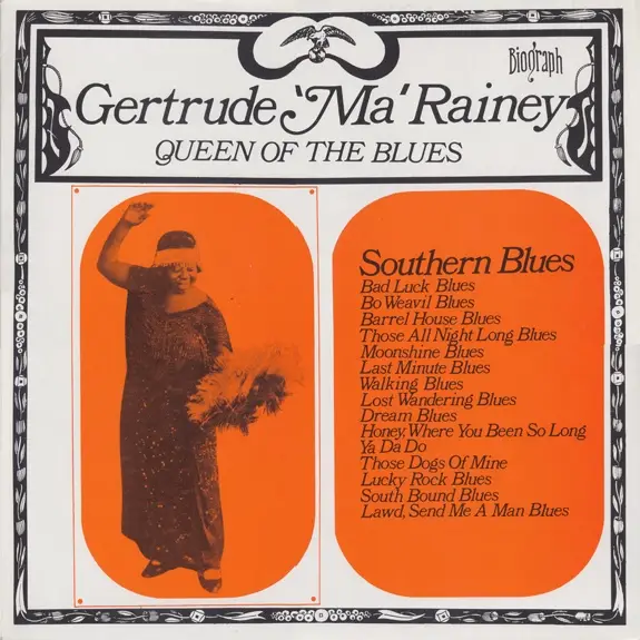 GERTRUDE 'MA' RAINEY - Queen Of The Blues 1923-1924 (MONO) - Disque 33T
