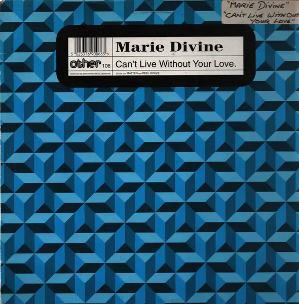 MARIE DIVINE - Can't Live Without Your Love - Disque Maxi x 1