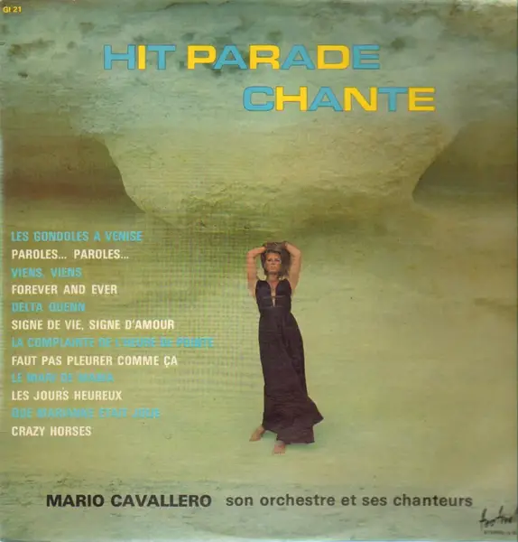 MARIO CAVALLERO, SON ORCHESTRE ET SES CHANTEURS - Hit Parade Chanté - LP