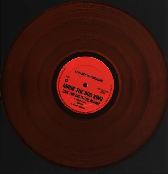 MARK THE 909 KING - Can You Dig It - The Album (ORANGE CLEAR) - Disque 33T x 2