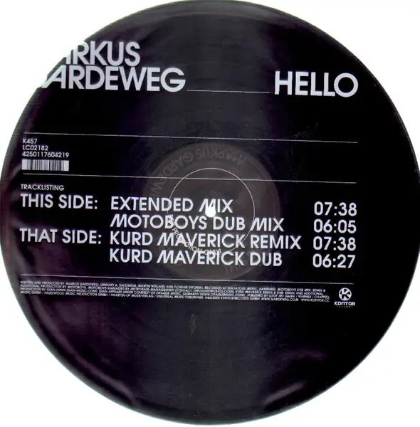 Markus Gardeweg Hello