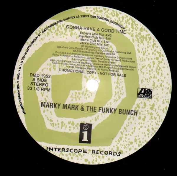 MARKY MARK & THE FUNKY BUNCH - Gonna Have A Good Time - Disque Maxi x 1
