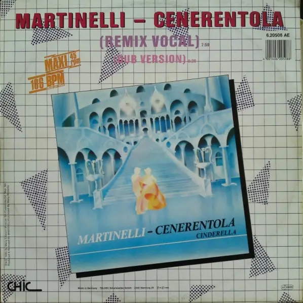 MARTINELLI - Cenerentola (Cinderella) (Remix) (ORANGE TRANSPARENT VINYL) - 12 inch x 1