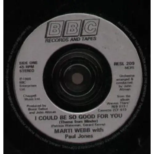 MARTI WEBB - I Could Be So Good For You - Disque 45T x 1