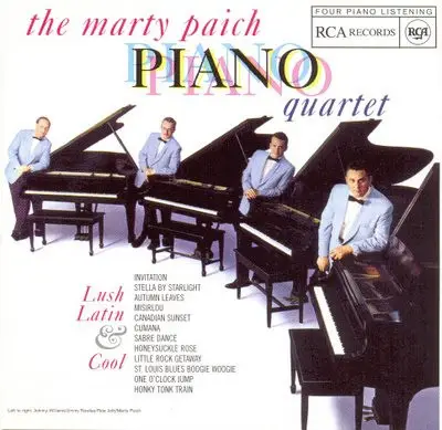 MARTY PAICH AND HIS JAZZ PIANO QUARTET - Lush Latin & Cool - CD