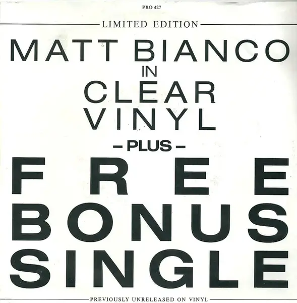 MATT BIANCO - Big Rosie - 7inch x 1
