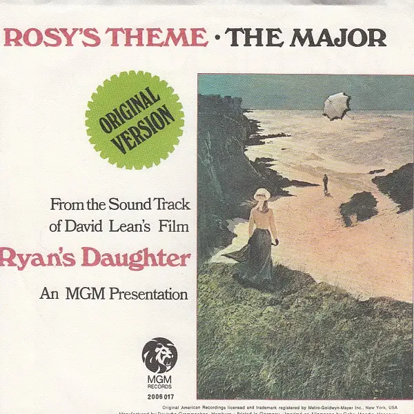 MAURICE JARRE - Rosy's Theme - 7inch x 1
