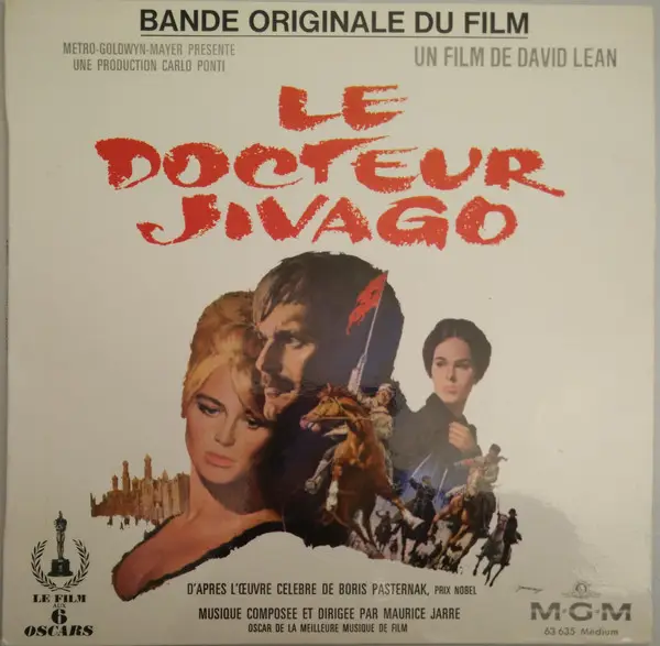 MAURICE JARRE - Bande Originale Du Film 'Le Docteur Jivago' - 7inch x 1