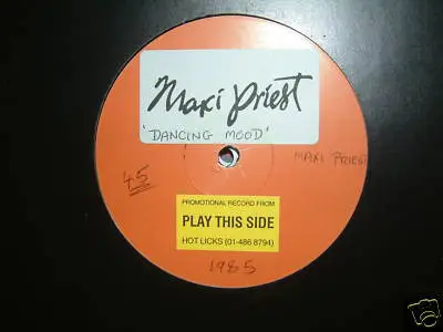MAXI PRIEST - Dancin' Mood (RED LABEL) - Disque Maxi x 1