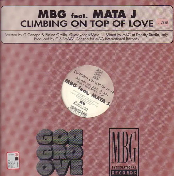 MBG - Climbing On Top Of Love - 12 inch x 2