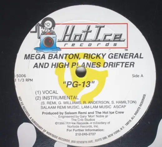 MEGA BANTON / RICKY GENERAL & HIGH PLANES DRIFTER - PG-13 / Day & Night - 12 inch x 1