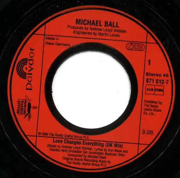 Michael Ball Love Changes Everything
