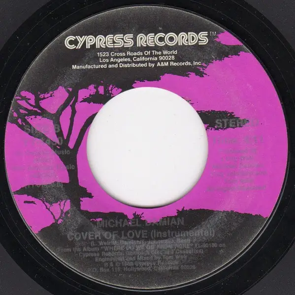 MICHAEL DAMIAN - Cover Of Love - Disque 45T x 1