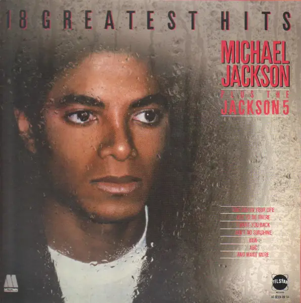 MICHAEL JACKSON PLUS THE JACKSON 5 - 18 Greatest Hits - Disque 33T