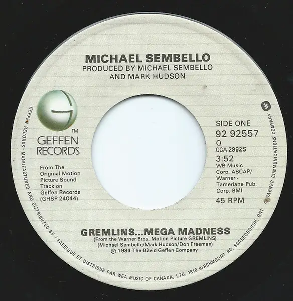 Michael Sembello Gremlins...Mega Madness