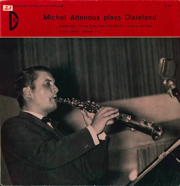 MICHEL ATTENOUX - Michel Attenoux Plays Dixieland - Disque 25 cm