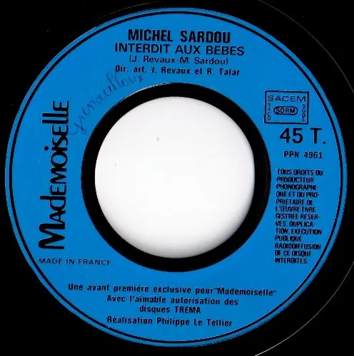 Michel Sardou Interdit Aux Bébés