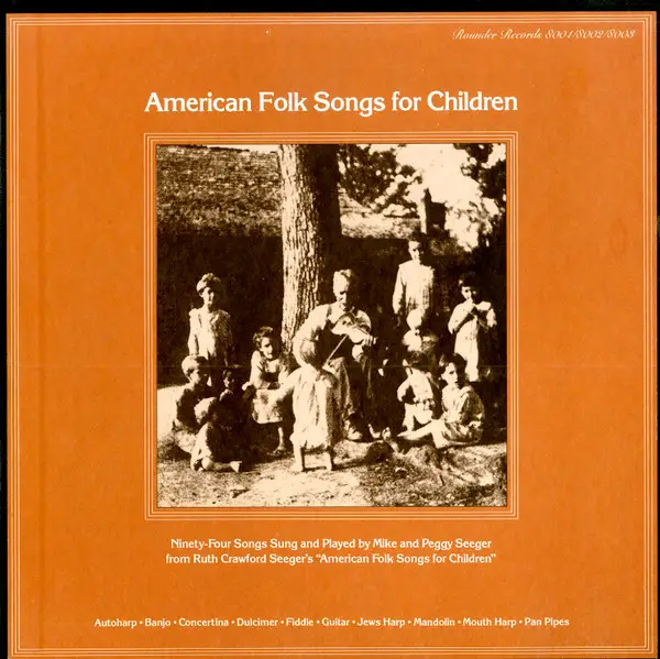 MIKE SEEGER AND PEGGY SEEGER - American Folk Songs For Children - Disque 33T x 3