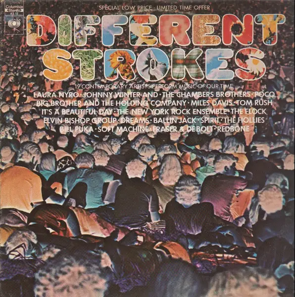 MILES DAVIS, SOFT MACHINE - Different Strokes - LP