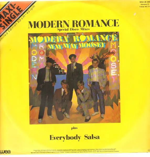 MODERN ROMANCE - Ay Ay Ay Ay Moosey - Disque Maxi x 1