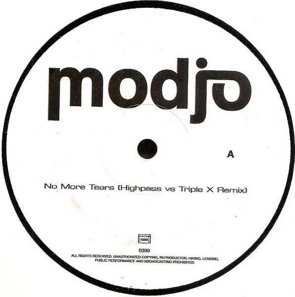 MODJO - No More Tears (PROMO) - Disque Maxi x 1