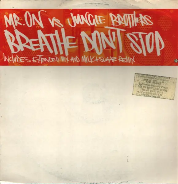 MR. ON VS. JUNGLE BROTHERS - Breathe Don't Stop - LP