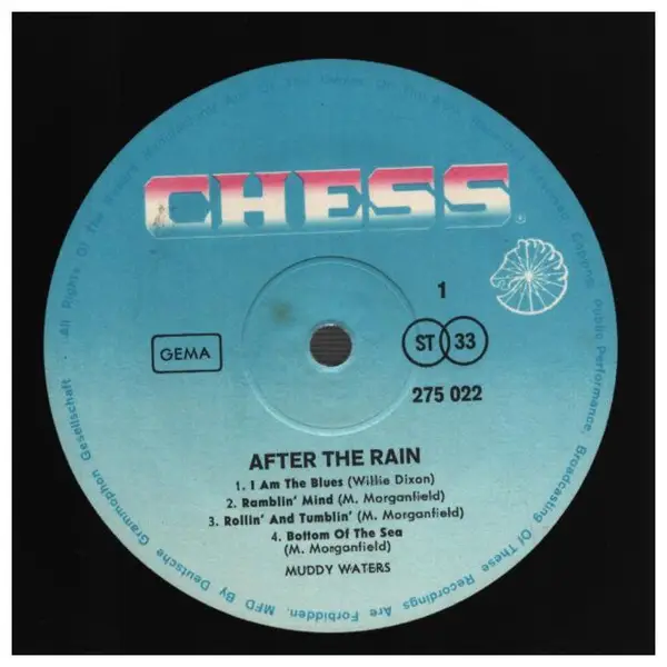 MUDDY WATERS - After The Rain - Disque 33T