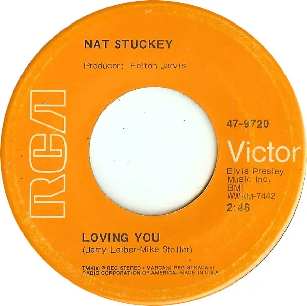NAT STUCKEY - Loving You - 7inch x 1