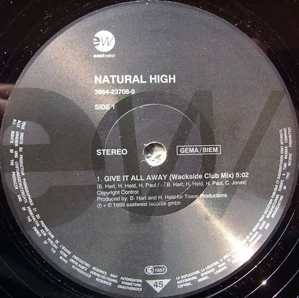 Natural High Give It All Away