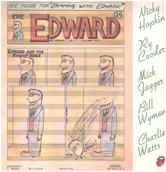 NICKY HOPKINS, RY COODER, MICK JAGGER, BILL WYMAN, CHARLIE WATTS - Jamming with Edward - Disque 33T