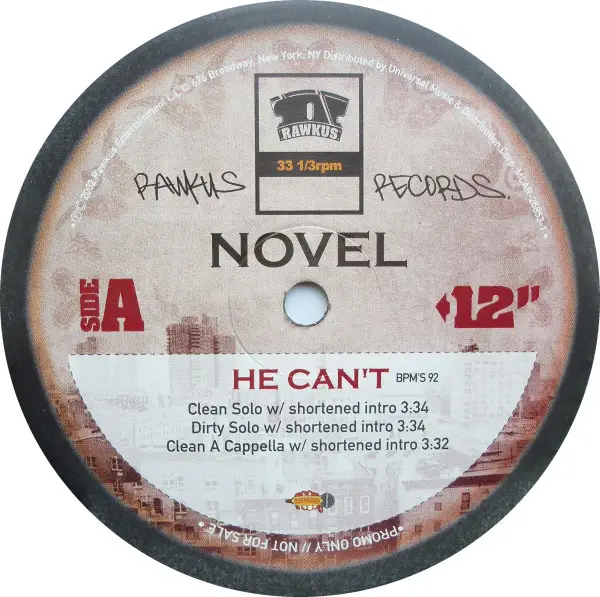 Novel He Can't