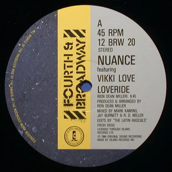 NUANCE - Loveride - Disque Maxi x 1