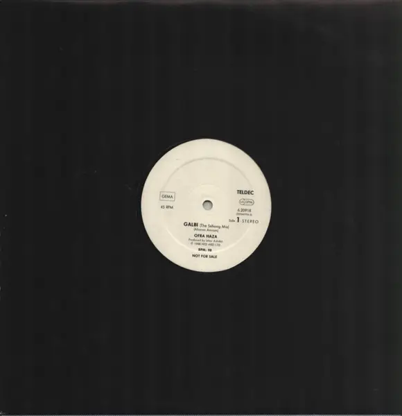OFRA HAZA - Galbi (PROMO) - Disque Maxi x 1