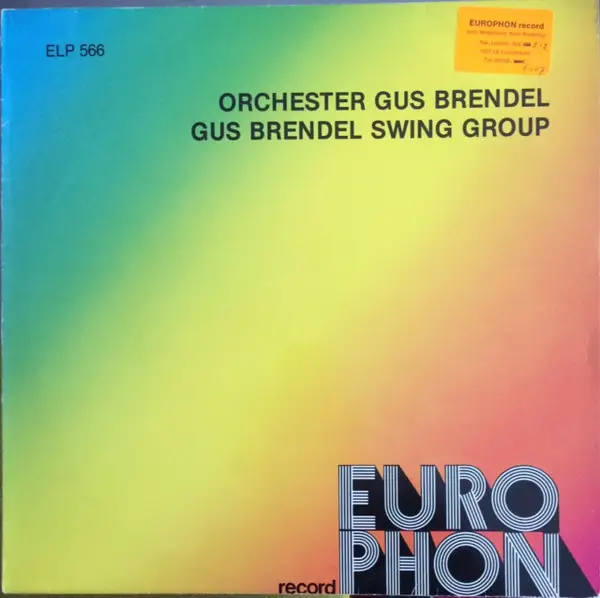 ORCHESTER GUS BRENDEL , GUS BRENDEL SWING-GROUP - Untitled - Disque 33T
