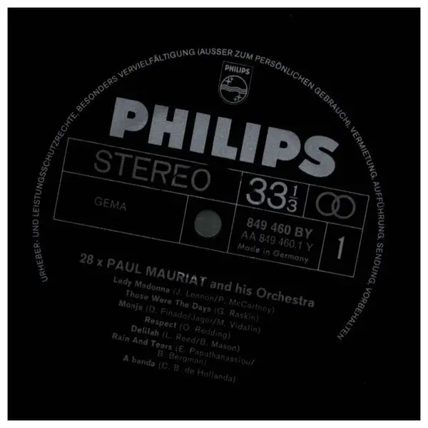 PAUL MAURIAT - 28 x Paul Mauriat And His Orchestra (GATEFOLD) - Disque 33T x 2