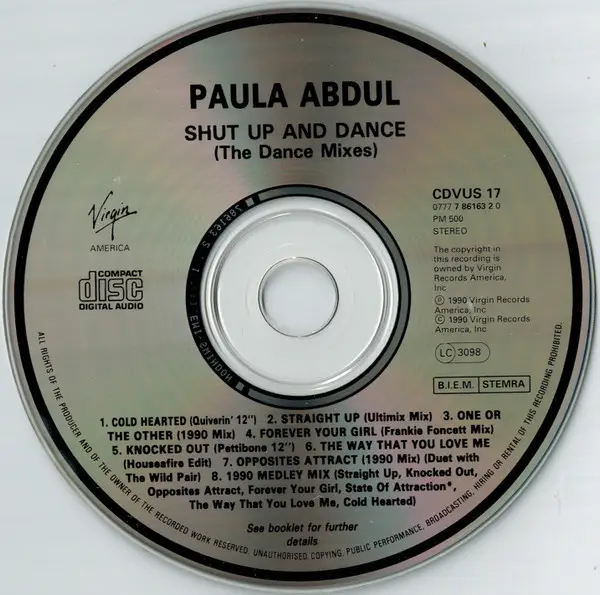 Paula Abdul Shut Up And Dance (The Dance Mixes)